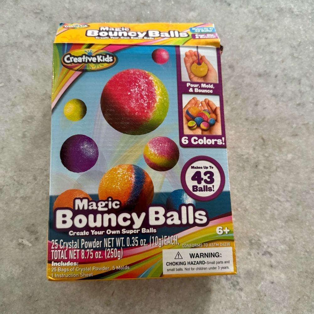 Creative Kids Magic Bouncy Balls Create Your Own Super Balls Kit